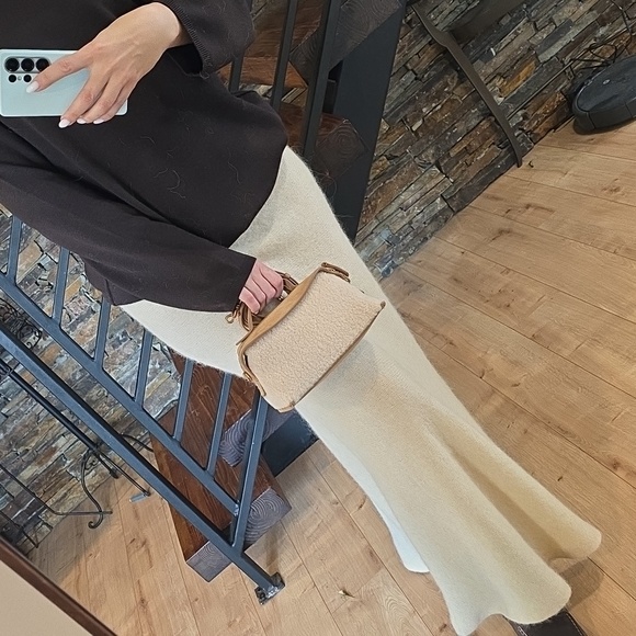 Zara Cream and Tan Satchel Bag - Picture 15 of 15